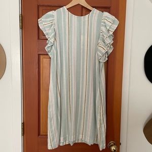A New Day Ruffle Sleeve Dress